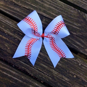 Baseball Bow/cheer bow/baseball sister/baseball girlfriend/baseball mom/baseball
