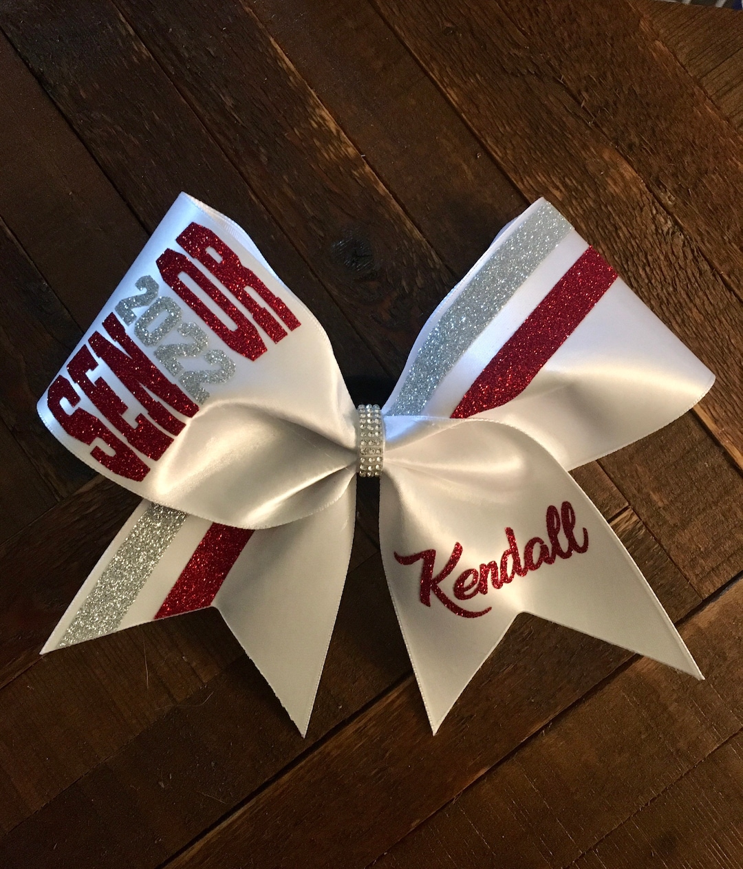 Satin Senior Bow/senior Bow/cheer Bows/sarin Bow - Etsy