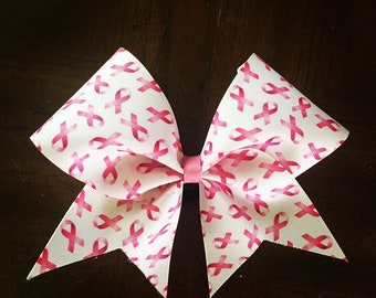 Pink Awareness Bow/Pink Out Bow/Cheer Bows