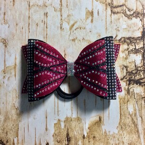 Extreme Bling Bow/Cheer Bows/Rhinestone Cheer Bows/Glitter Cheer Bows/Competition Cheer Bows