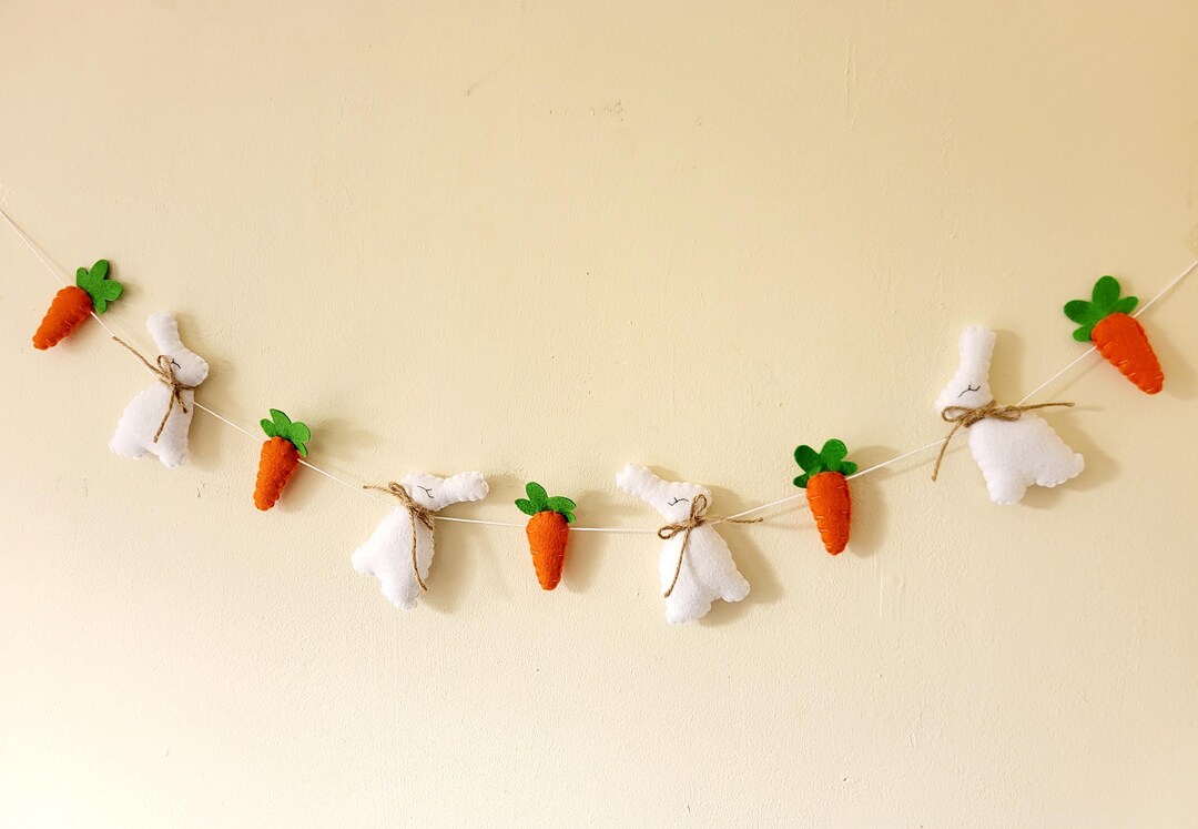 Christmas Bunny Garland Easter Decoration Foam Fruit Mall Living Room Props Ornaments