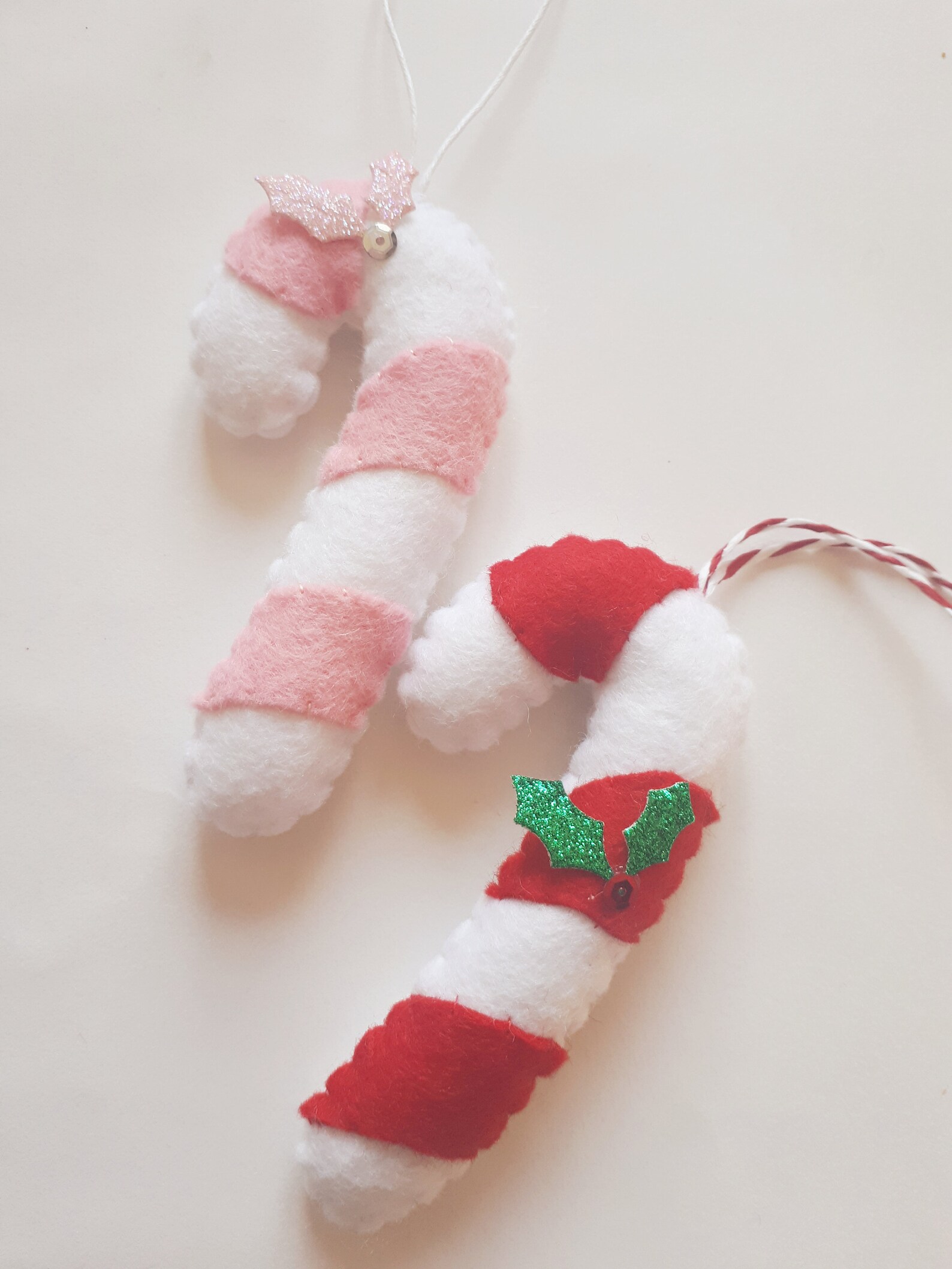 Candy Cane Tree Decoration Candy Cane Felt Tree Decorations Etsy UK