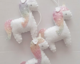 Einhorn Dekoration, Einhorn Zimmer, Einhorn Geschenke, Strumpffüller, Kinderzimmer Dekor, Geschenke für Mädchen, Wandbehang, Pastell Einhörner, Schlafzimmer