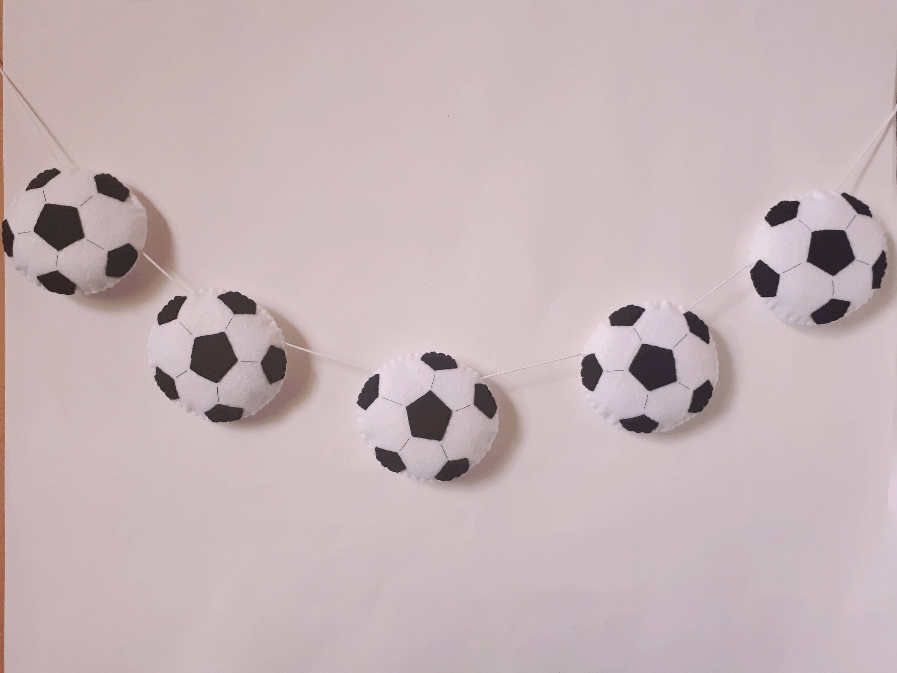 Football Bunting Soccer Garland Football Bedroom Felt Etsy UK