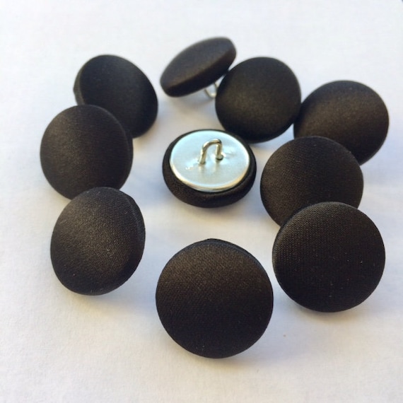 10 comte-handmade 19mm//28mm Floral tissu boutons recouverts