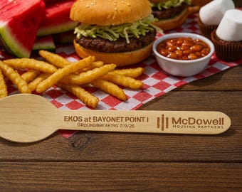 Personalized Wooden Spoons - Custom Engraved, Eco-Friendly Utensils for Any Event