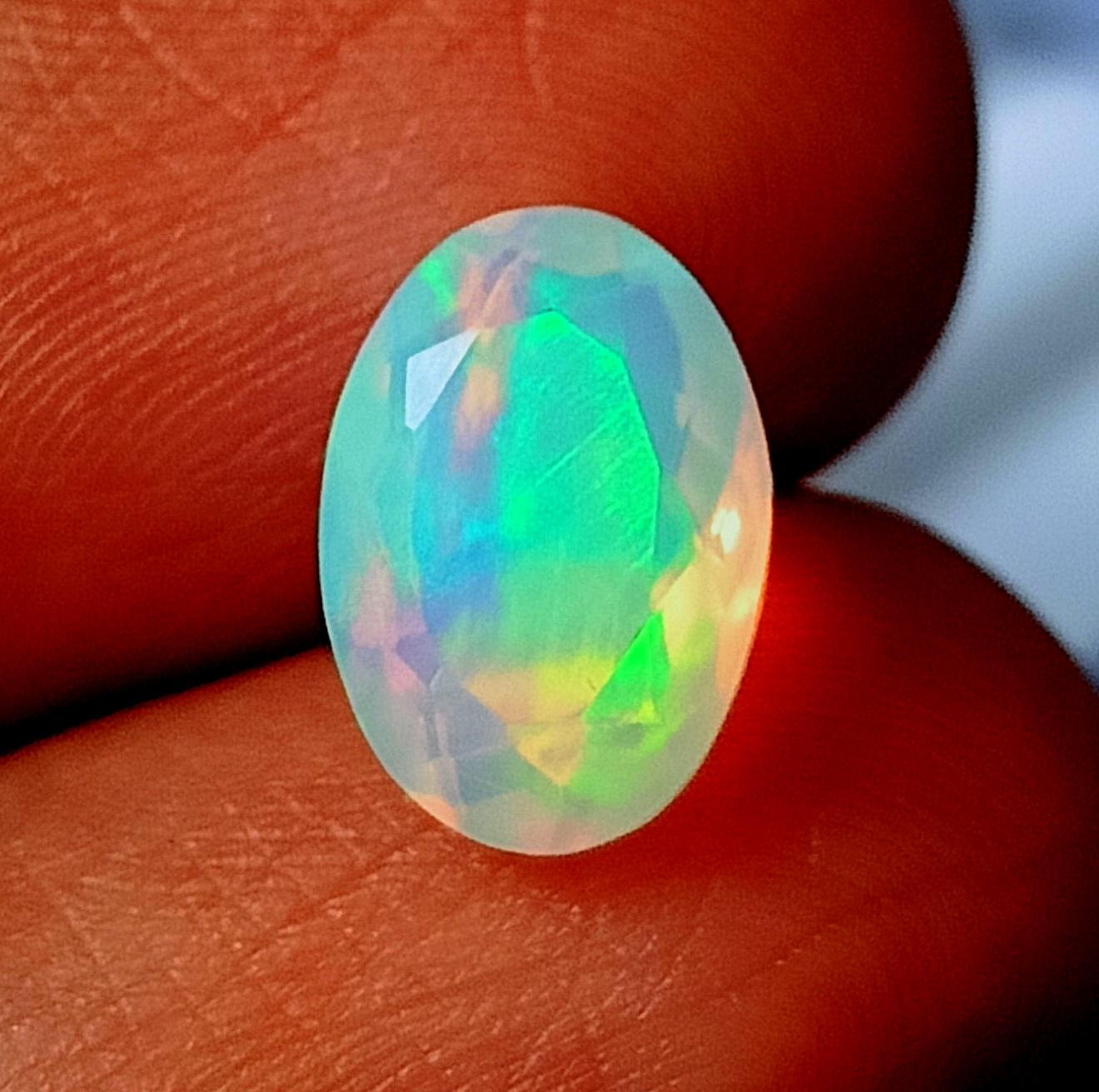 2 magnifique opale cristal éthiopienne polie 21,34 carats Crystals- 4.27 g - (1) - auction