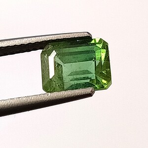 2.10 Carat AAA+ Mint Green Tourmaline: Faceted Gemstone (5.9X7.6 mm)