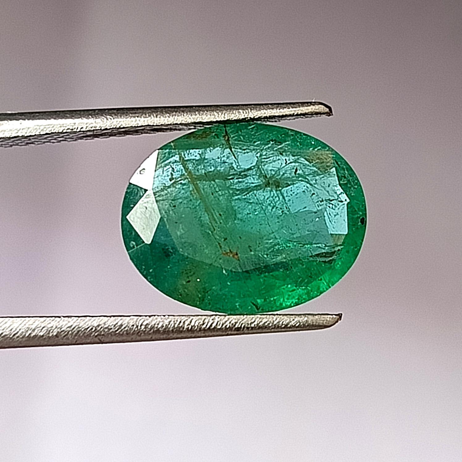 1640 Ct Echter Natürlicher Smaragd Mit Zertifikat (Neu Und