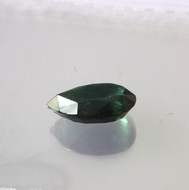 3.40 Carat 8X12.5X4.5 MM Pear Shape Natural Faceted Blue Color Tourmaline Untreated Facet Cut Blue Tourmaline Loose Cut Gemstone