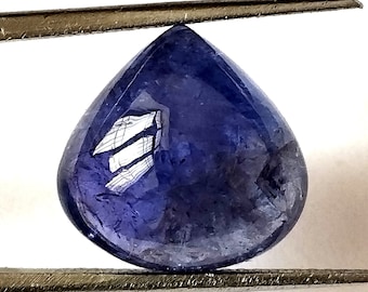 11 Cabochons Ronds En Tanzanite 100% Naturelle - 6,65 Carats Total - Neuf Sans Emballage