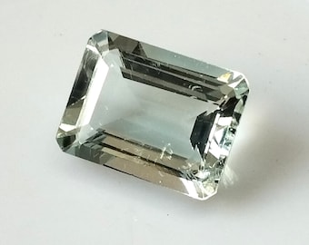 Aigue-marine Naturelle Taillée Coussin - 6.55 Carats, 11.75x9.80mm, Qualité Loupe Clean, Brésil