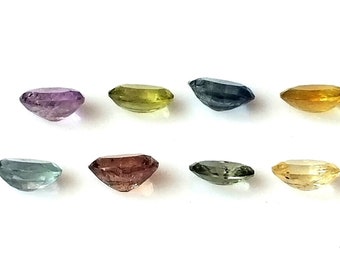 Lot De 20 Saphirs De Ceylan Cœur Violet 6x6mm - Pierres Précieuses Naturelles, Coupe Excellente