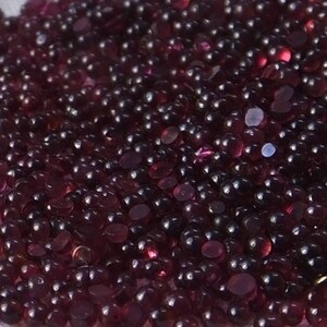 AAA Purple Rhodolite Garnet Cabochon: 2x2 mm Calibrated Gemstone Lot image 2