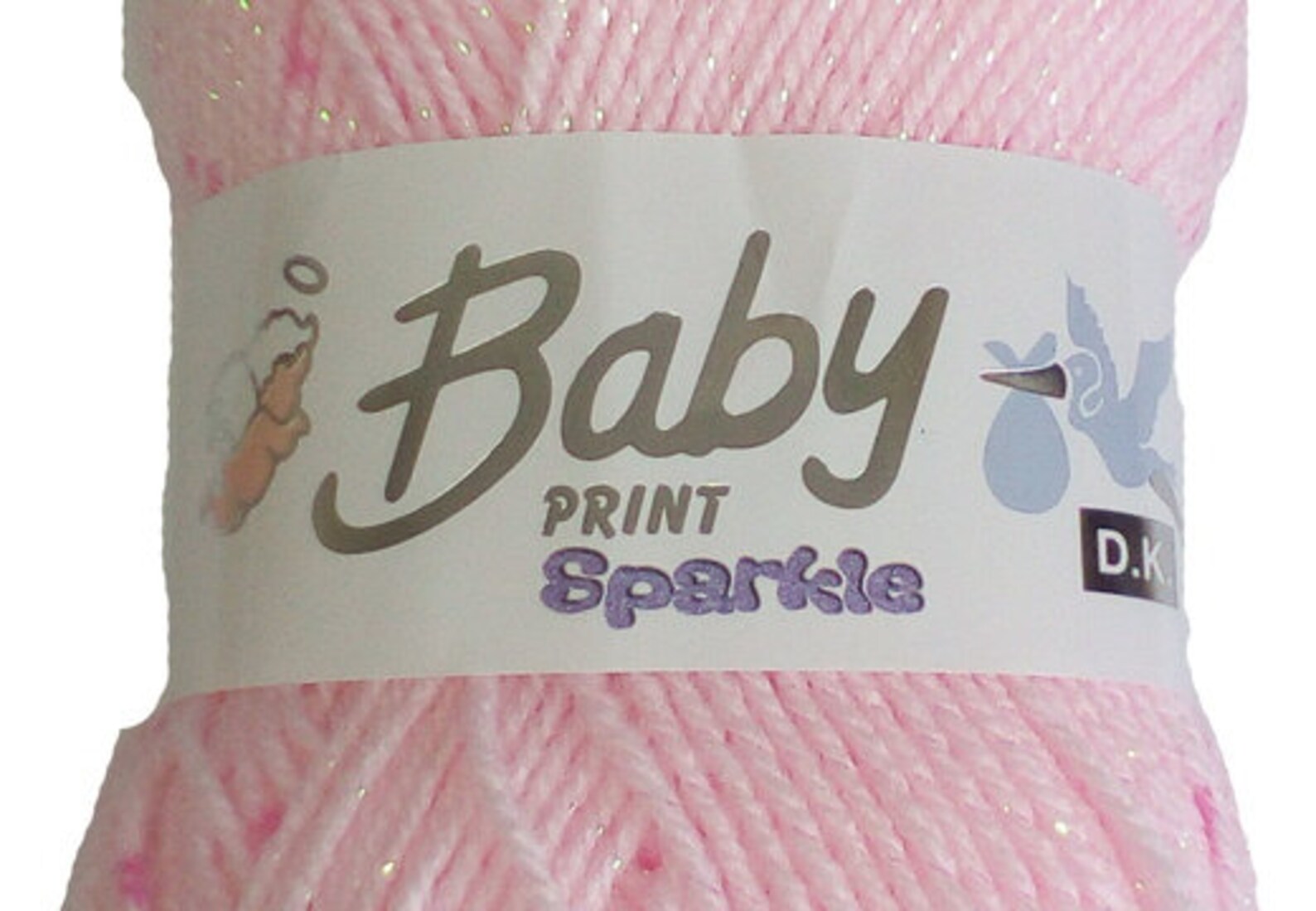 Baby Print Sparkle DK is a doubleknit yarn with glitter bits Etsy