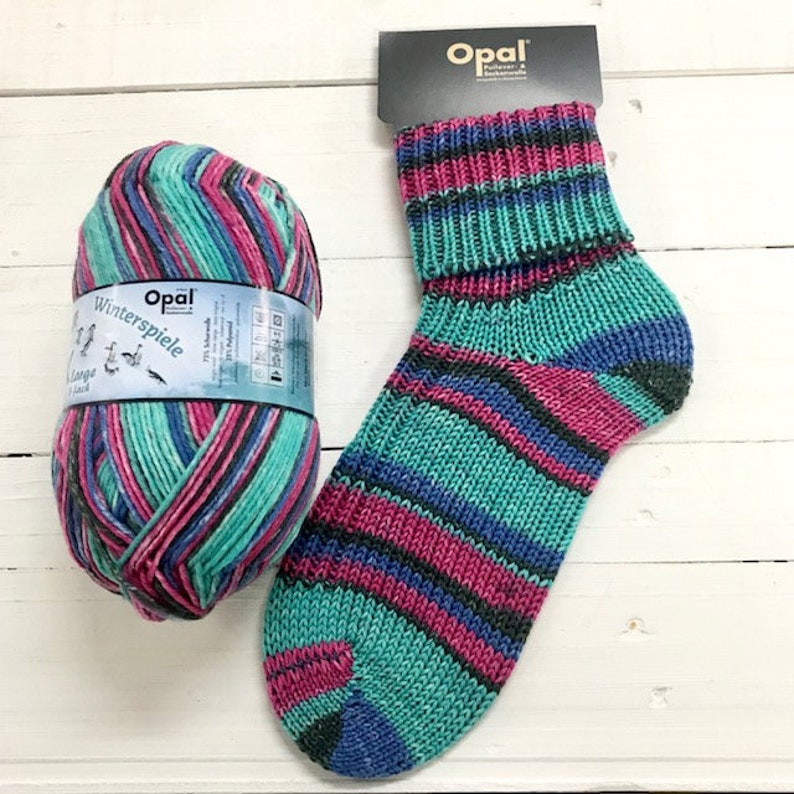 for jumpers and socks code 9594 Opal 8ply sockyarn Winterspiele 150g 425 meter per ball wonderfully chunky like doubleknit