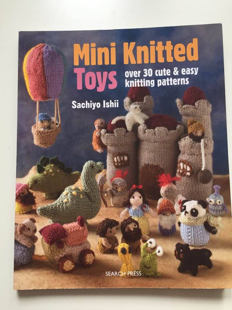 Mini knitted toys book with easy to knit patterns for castle Etsy