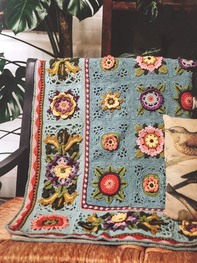 The Fruit Garden Crochet Blanket Book by Jane Crowfoot Brand Etsy UK
