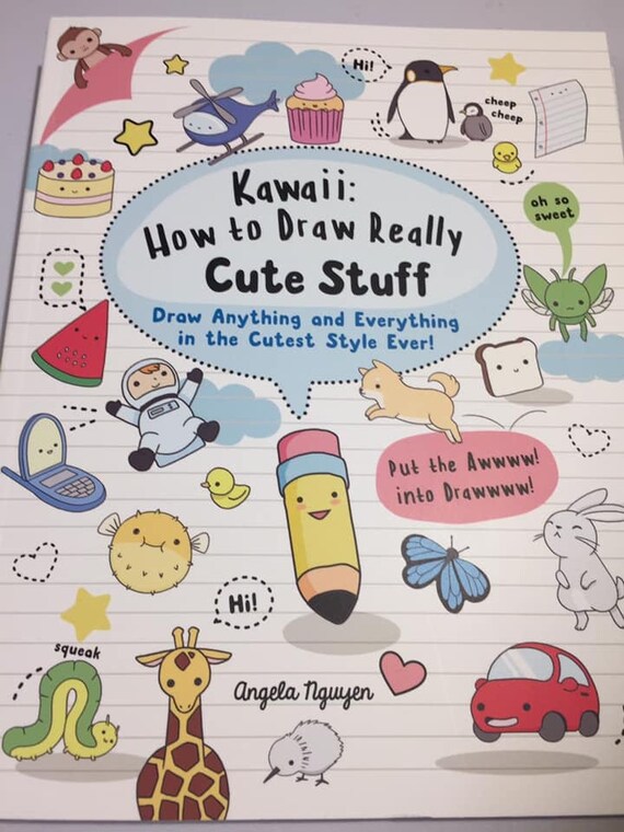 Kawaii How to Draw Really Cute Stuff Book Teaches How to Draw | Etsy