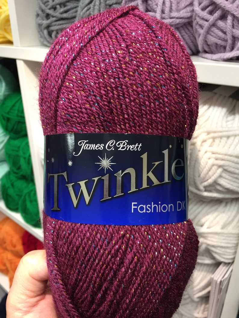 Purple Glitter Yarn Double Knit Dk 300 Meter 100 G Yarnball For 4 Mm Knitting Needle Size Uk 8 Us Size 6 James C Brett Twinkle Code Tk29 Purple Glitter Yarn Double Knit Dk 300 Meter 100 G Yarnball For 4 Mm Knitting Needle Size Uk 8 Us Size 6 James C Brett Twinkle Code Tk29
