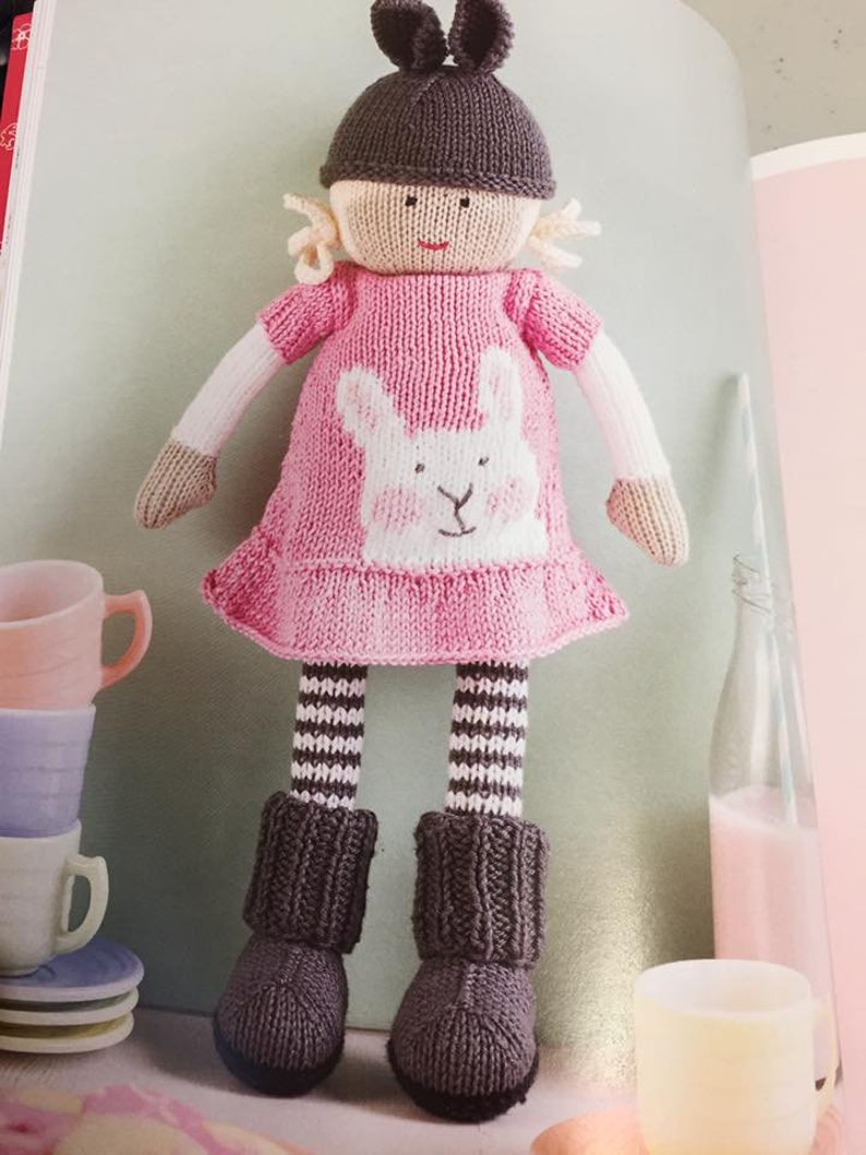 my knitted doll louise crowther
