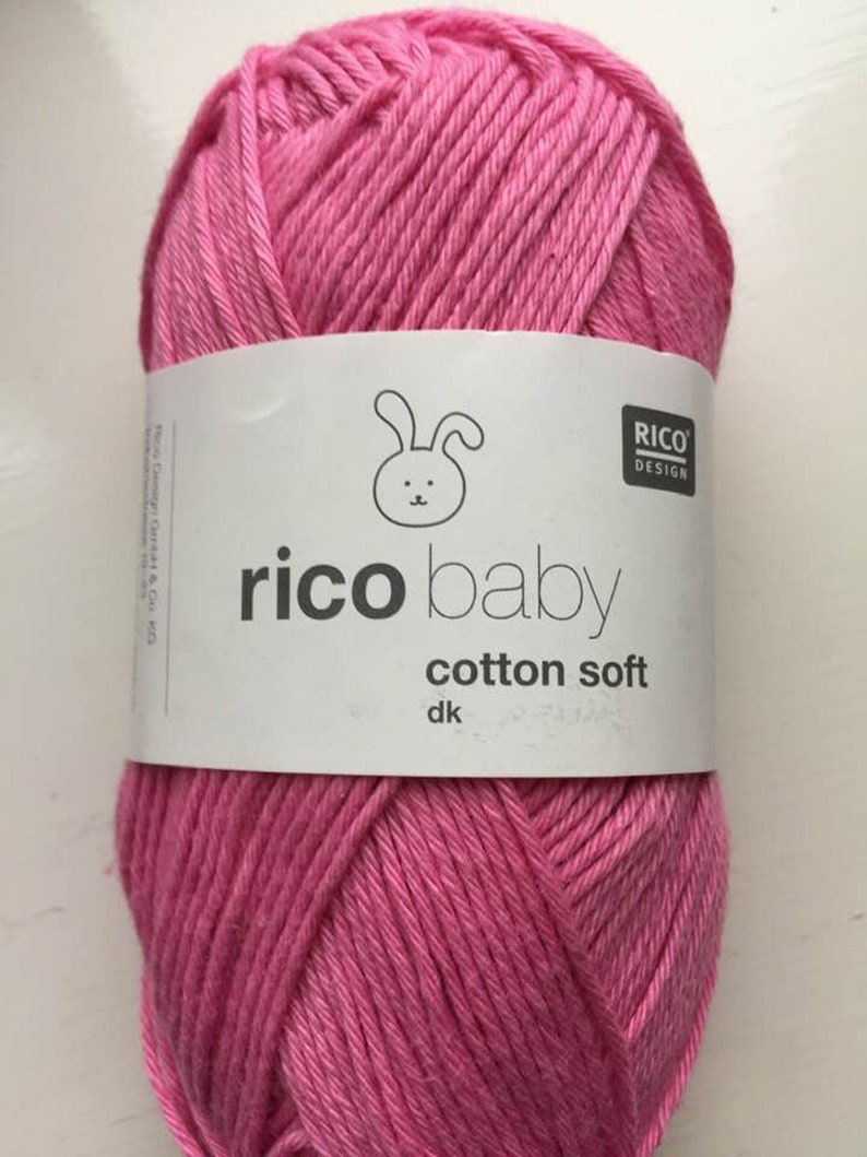 Baby cotton yarn doubleknit wool from Rico Design Rico Etsy