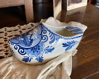 Handpainted Delft Ceramic Clog | Dutch Clog | Delft Holland Clog | Handpainted Ceramic