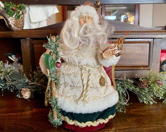 Vintage Santa Tree Topper | Santa Figurine