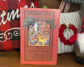 Christmas Love Poetry by Cynthia Hold Cummings | Vintage Christmas Book | Christmas Poetry