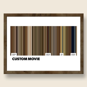 Custom Film / Movie Request • *Digital Download Only* • Film Colour Palette • Movie Barcode