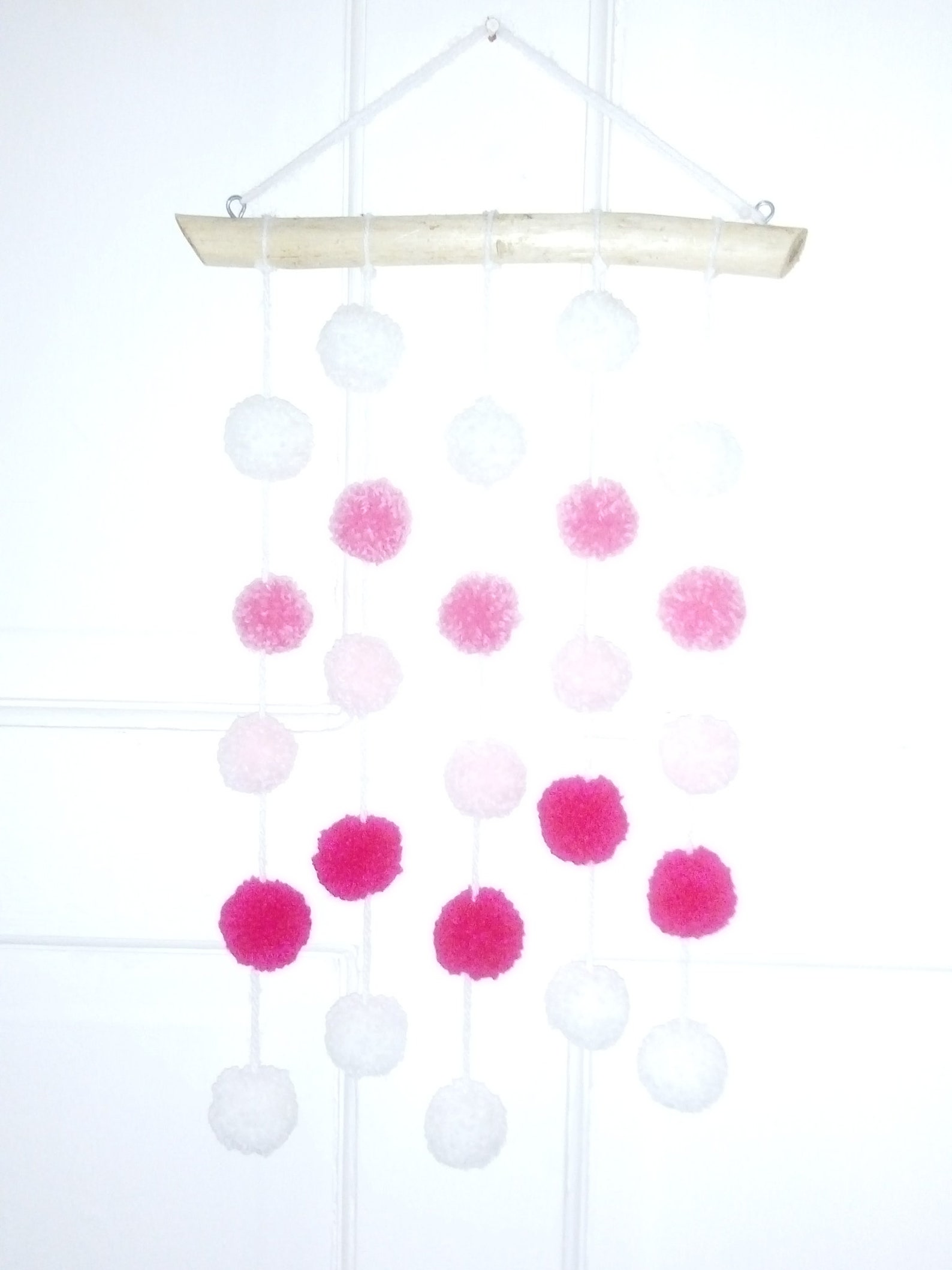 Pom pom wall art Etsy