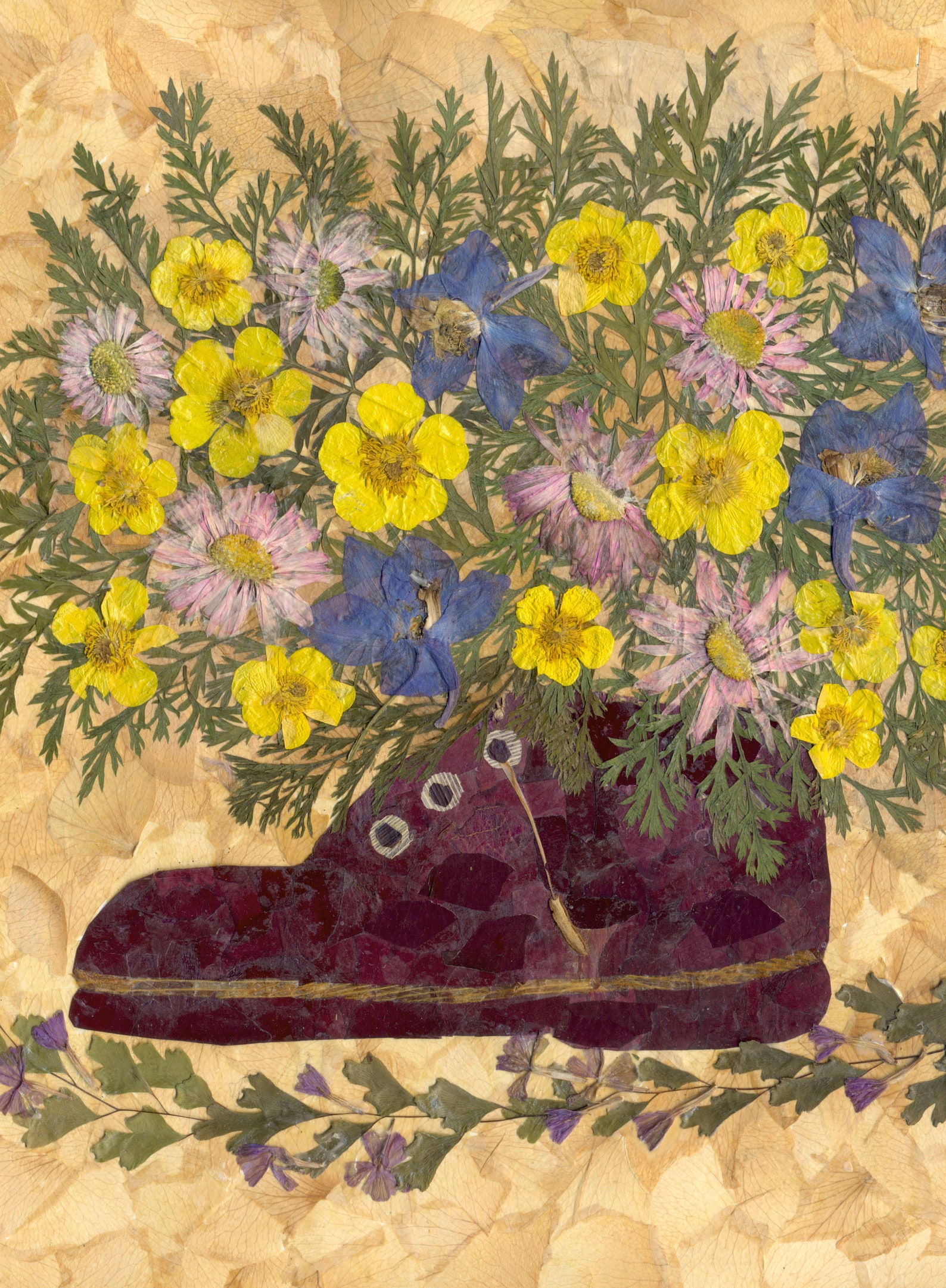 Dried Flower Art Pressed Flowers Art Dried Flowers Pressed Etsy