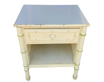 Thomasville Faux Bamboo Nightstand