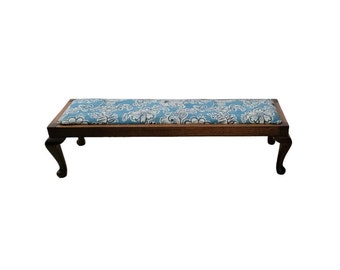 Arts and Craft Long Oak Footstool / Bench