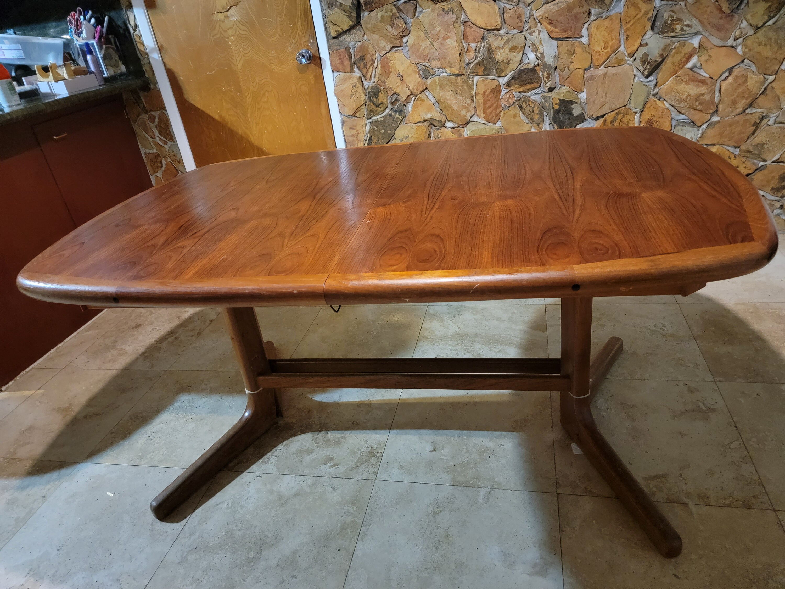Mcm teak online dining table