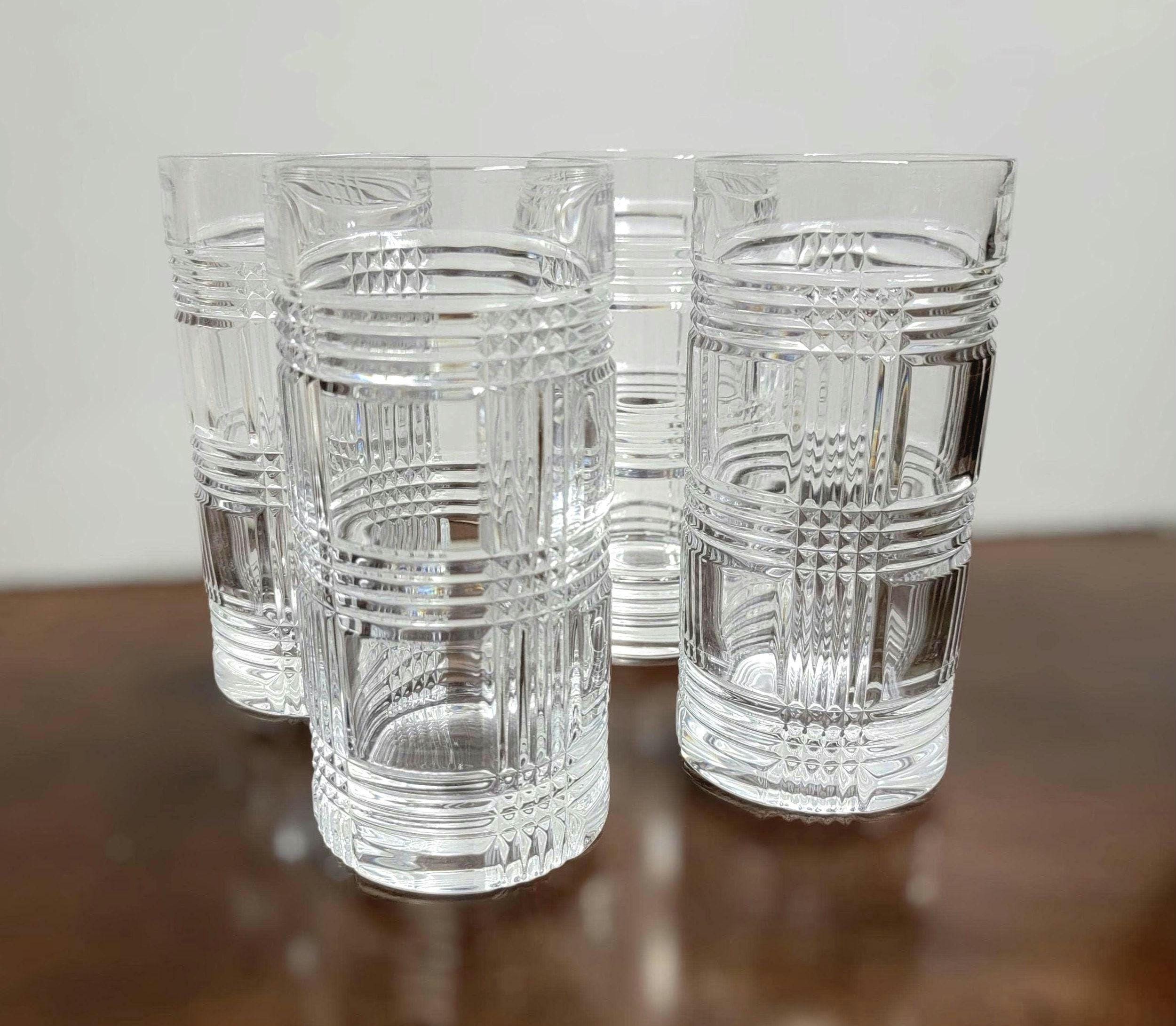 4 Ralph Lauren Glen Plaid Highball Glasses - Etsy
