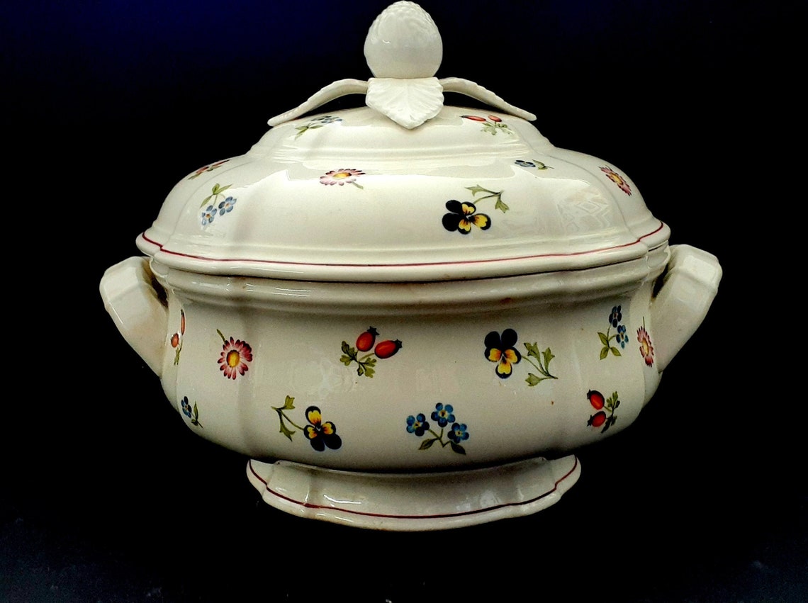 Villeroy & Boch Petite Fleur Casserole Dish with Lid Etsy