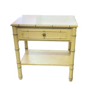 Thomasville Faux Bamboo Nightstand