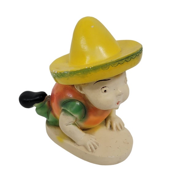 Carlton Chalkware  Fruit Orchard Kids "ALBERT APPLE"