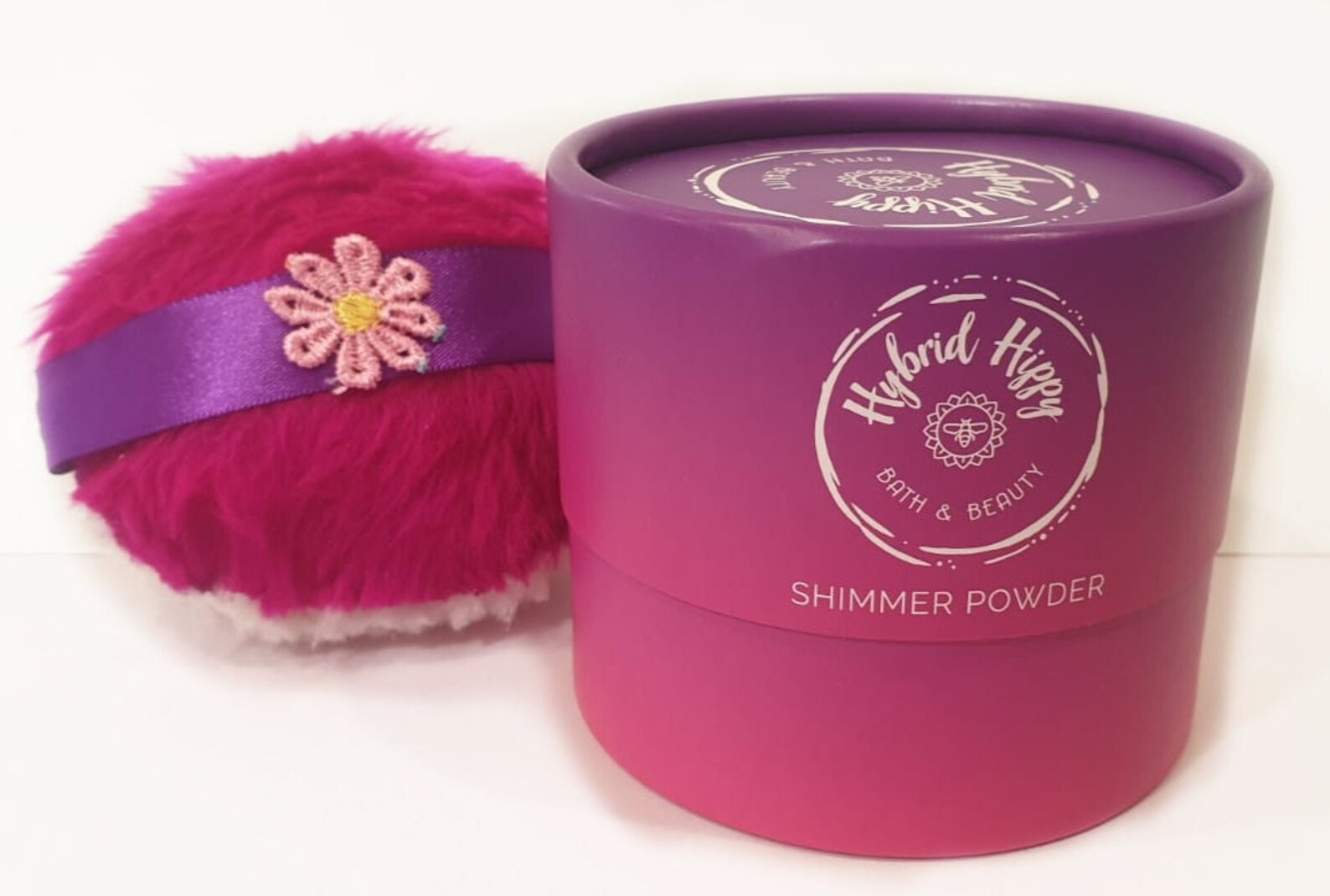 Custom Organic Shimmer Body Powder handmade Puffs Temp Out of Etsy