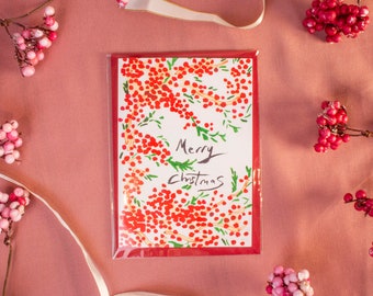 Red Berries Christmas card