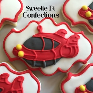 Little Einsteins Decorated Cookie - Royal Icing Cookie - Baby Einstein - sugar cookie - party favor - spaceship
