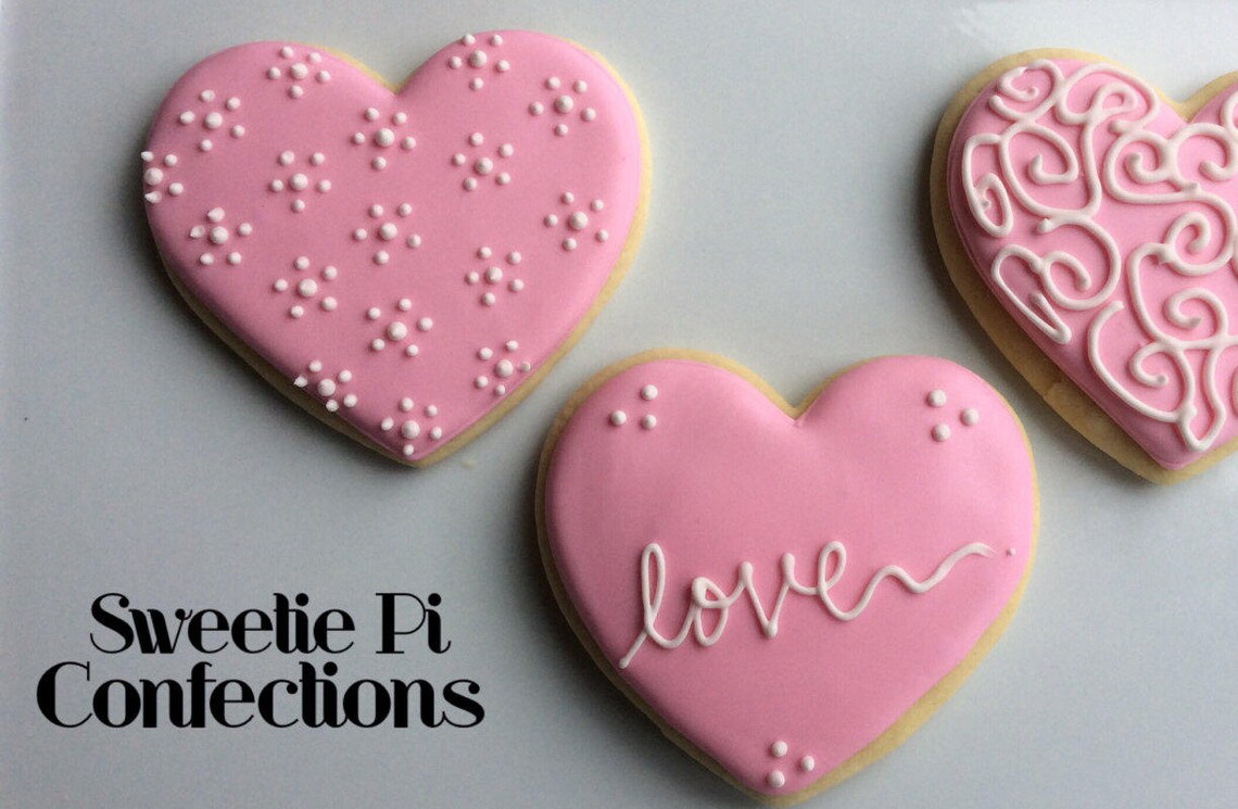 Bridal Shower Decorated Cookies Wedding Favors Royal Icing Etsy