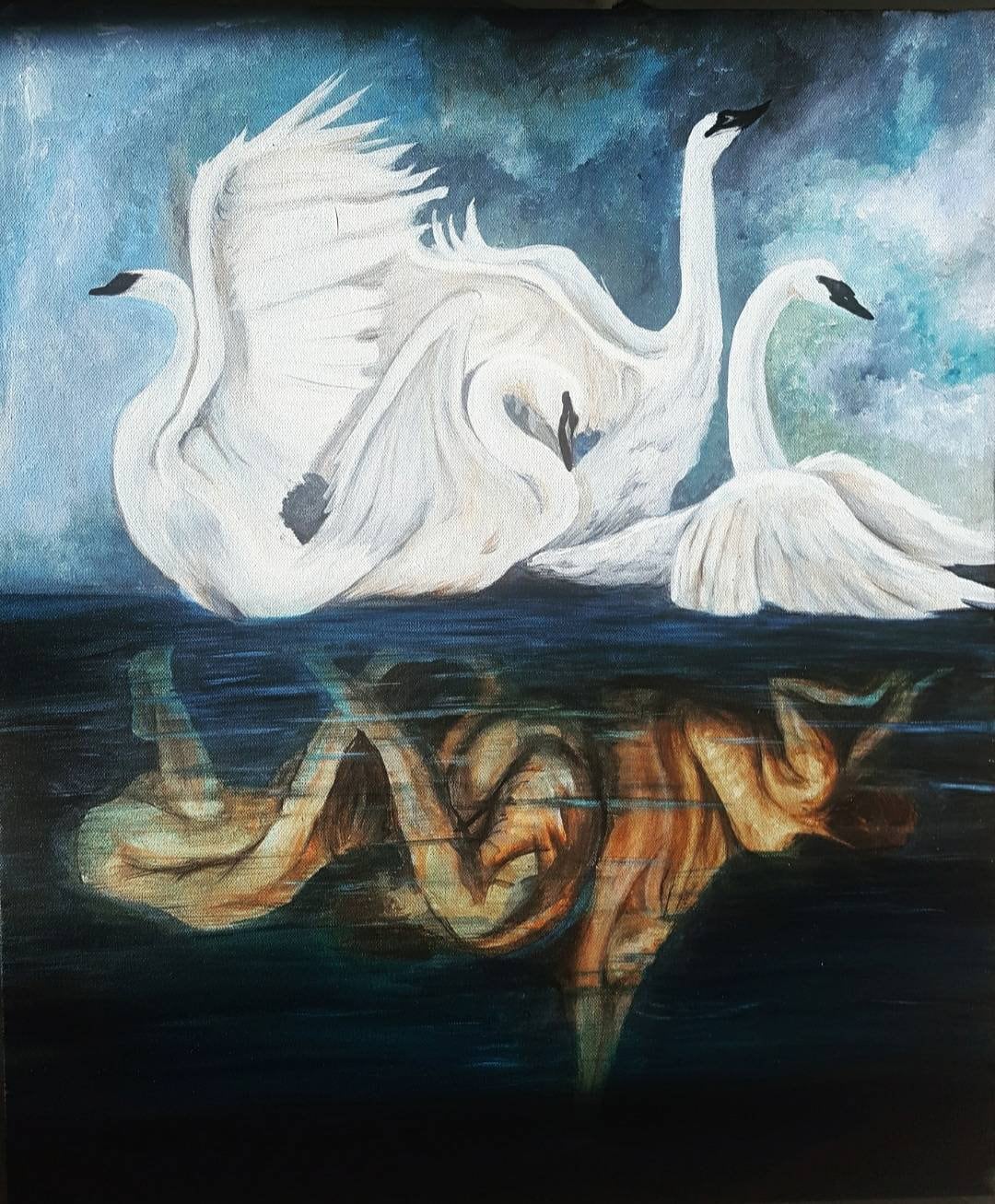 The Children of Lir Print - Etsy, image size:1080x1307