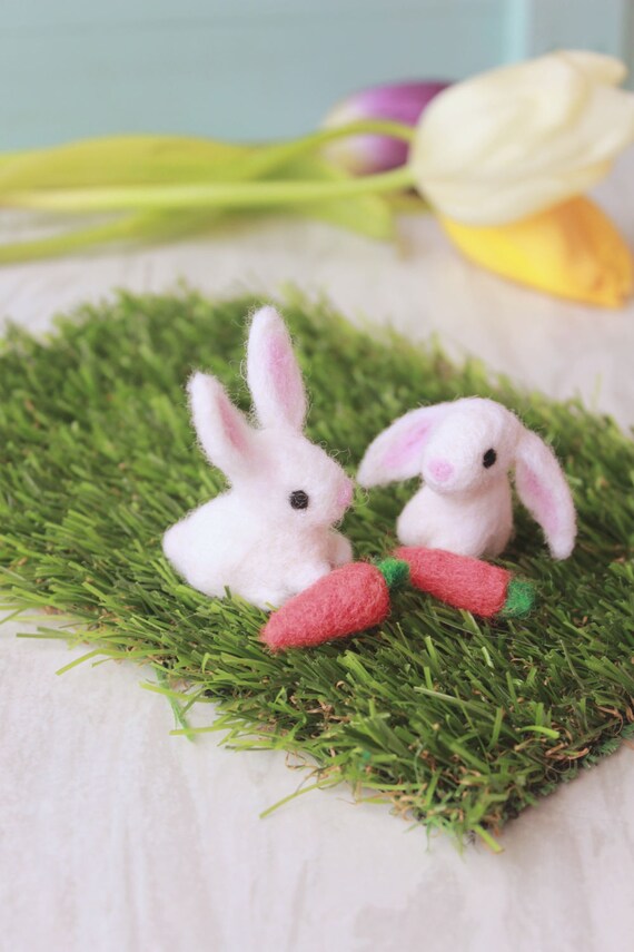 Handmade Needle Felted Easter Carrot Decoration Handmade Needle Felted Easter Carrot Decoration