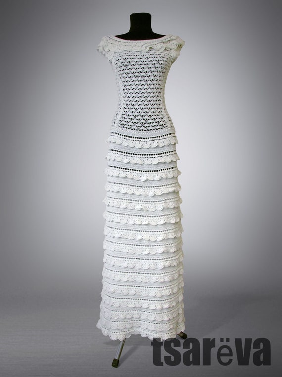 cotton crochet dress