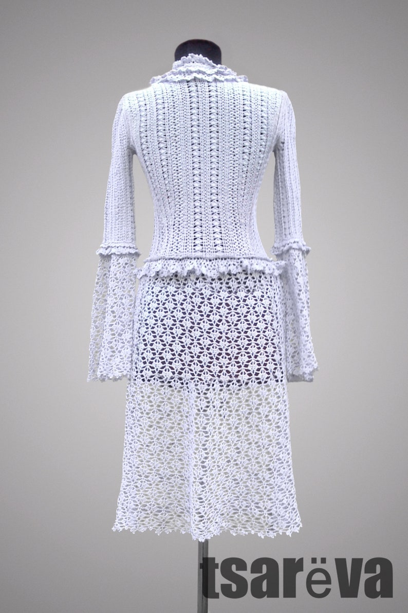 Crochet dress Handmade women evening or cocktail Etsy