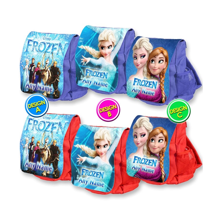 personalised frozen backpack