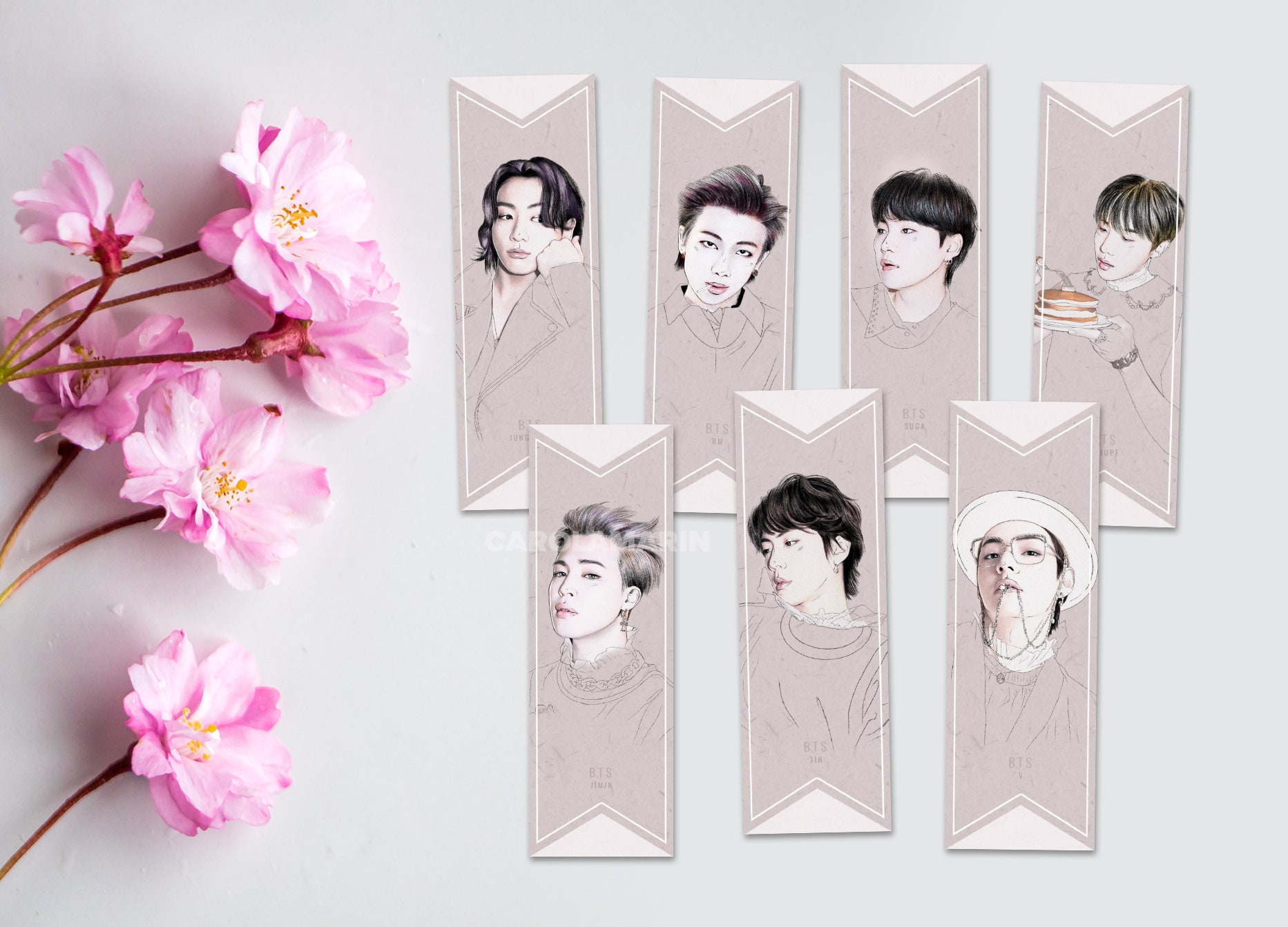 BOOKMARK BTS Butter BTS kpop bookmark marcapáginas Etsy