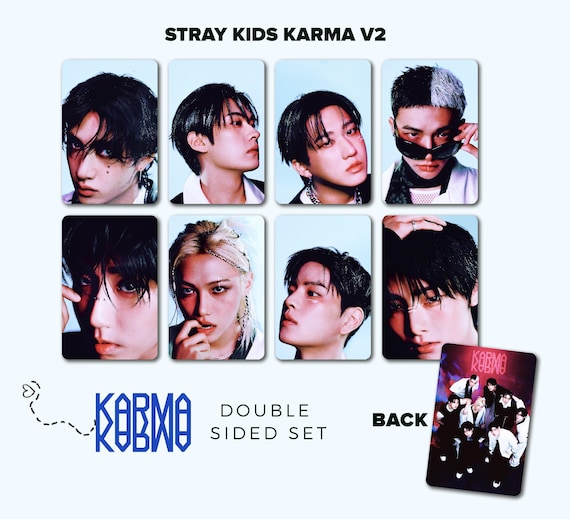Stray Kids KARMA Photocards | Fanmade Kpop Collectibles - Etsy